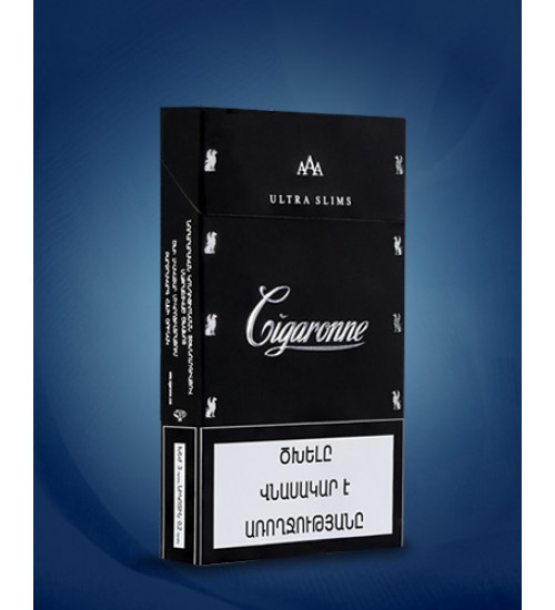 Сигареты "Cigaronne Ultra Slims Black"